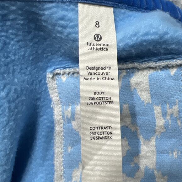 Lululemon Special Edition Ombré Hoodie Blue Womens Size 8 - Picture 10 of 12